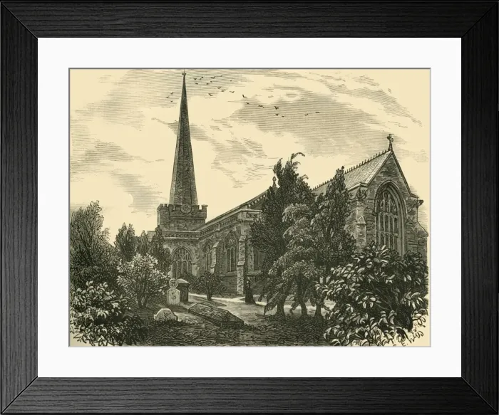 Framed Print : Bridgwater Church, 1898. Creator: Unknown Framed Print : Bridgwater Church, 1898. Creator: Unknown