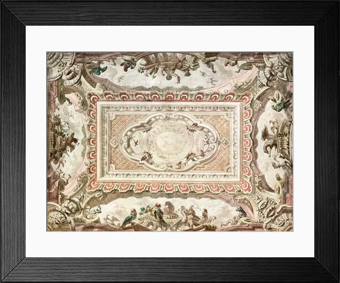Framed Print : Design for a ceiling-painting, Netherlands, (1928). Creator: Unknown Framed Print : Design for a ceiling-painting, Netherlands, (1928). Creator: Unknown