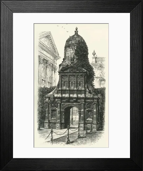 Framed Print : The Gate of Honour, Caius College, c1870 Framed Print : The Gate of Honour, Caius College, c1870