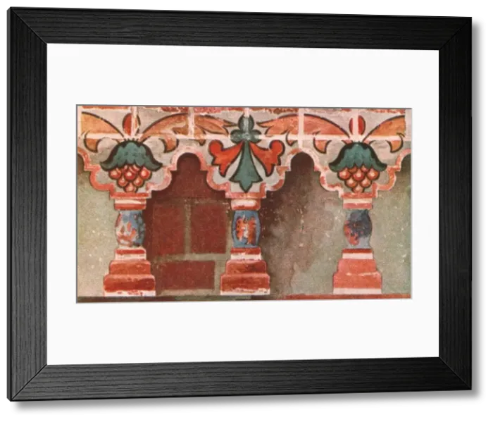 Framed Print : Painted gallery in the Church of John the Baptist at Toltshkovo in Jaroslaw, Russia, c1695, (1928) Framed Print : Painted gallery in the Church of John the Baptist at Toltshkovo in Jaroslaw, Russia, c1695, (1928)