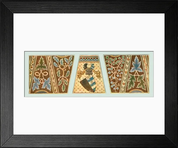 Framed Print : Wall paintings in the Church of St Gieri, Rhazuns, Grisons, Switzerland, (1928). Creator: Unknown Framed Print : Wall paintings in the Church of St Gieri, Rhazuns, Grisons, Switzerland, (1928). Creator: Unknown