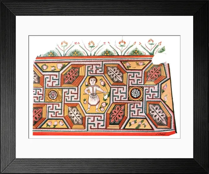 Framed Print : Mural paintings in the ruins of the Monastery of St Apollo at Bawit, Egypt, (1928) Framed Print : Mural paintings in the ruins of the Monastery of St Apollo at Bawit, Egypt, (1928)