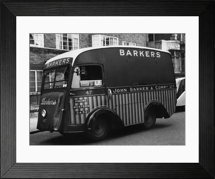 Framed Print : 1939 Metrovick electric van. Creator: Unknown Framed Print : 1939 Metrovick electric van. Creator: Unknown