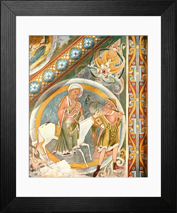 Framed Print : Ceiling decoration in the Chapel of Saint-Julien, Le Petit-Quevilly, Normandy, France, (1928) Framed Print : Ceiling decoration in the Chapel of Saint-Julien, Le Petit-Quevilly, Normandy, France, (1928)