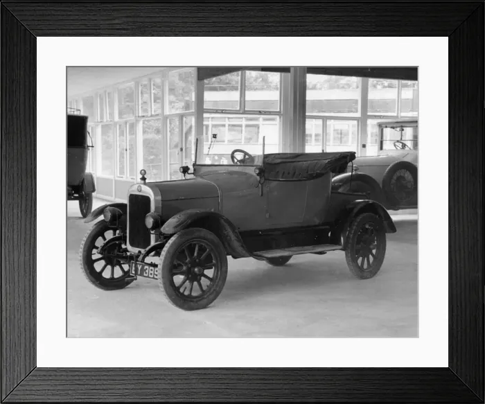 Framed Print : 1923 Hillman 10. 5 hp 2 seater tourer in Montagu Motor Museum. Creator: Unknown Framed Print : 1923 Hillman 10. 5 hp 2 seater tourer in Montagu Motor Museum. Creator: Unknown
