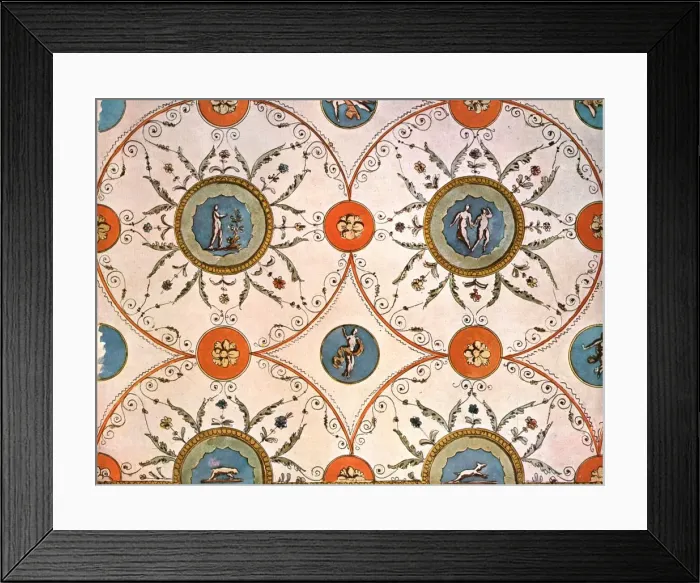 Framed Print : Design for a ceiling-painting, Italy, (1928). Creator: Unknown Framed Print : Design for a ceiling-painting, Italy, (1928). Creator: Unknown