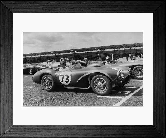 Framed Print : Aston Martin DB3S, Reg Parnell, Charterhall 1955. Creator: Unknown Framed Print : Aston Martin DB3S, Reg Parnell, Charterhall 1955. Creator: Unknown