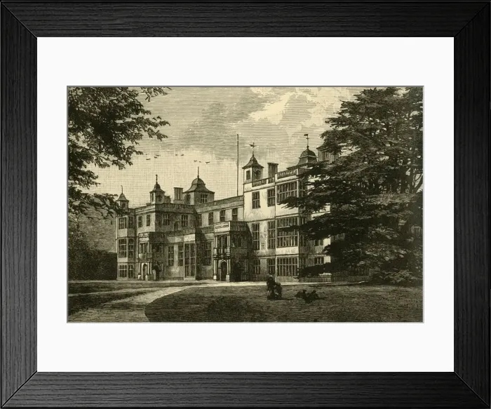 Framed Print : Audley End, Western Front, 1898. Creator: Unknown