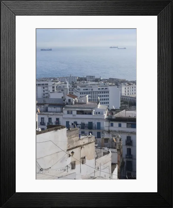 Framed Print : Algeria, Algiers, Harbour view Framed Print : Algeria, Algiers, Harbour view