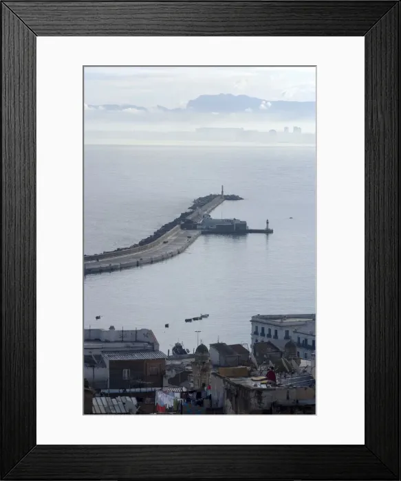 Framed Print : Algeria, Algiers, Harbour Framed Print : Algeria, Algiers, Harbour