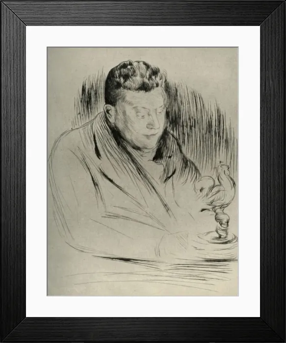 Framed Print : Portrait of the sculptor Alfred Gilbert, 1908. Creator: Unknown Framed Print : Portrait of the sculptor Alfred Gilbert, 1908. Creator: Unknown