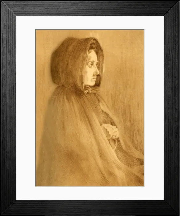 Framed Print : Femme En Priere, 1908. Creator: Unknown Framed Print : Femme En Priere, 1908. Creator: Unknown