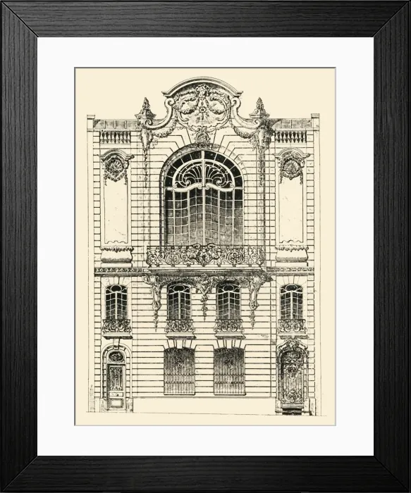 Framed Print : Private house in Paris, 1903. Creator: Unknown Framed Print : Private house in Paris, 1903. Creator: Unknown