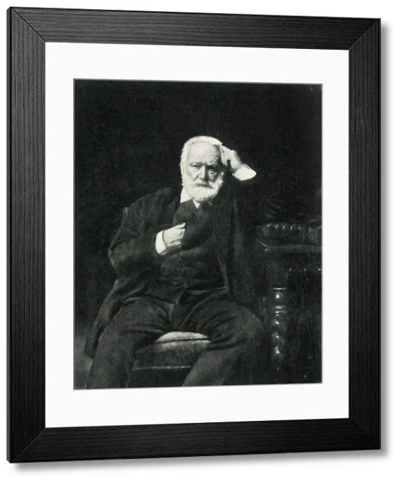 Framed Print : Victor Hugo, c1877, (1903). Creator: Unknown Framed Print : Victor Hugo, c1877, (1903). Creator: Unknown