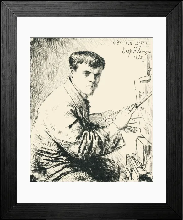 Framed Print : Jules Bastien-Lepage, 1879, (1903). Creator: Unknown Framed Print : Jules Bastien-Lepage, 1879, (1903). Creator: Unknown