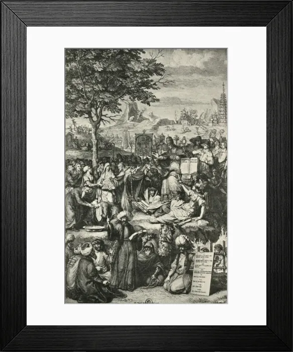 Framed Print : The main world religions, c1723, (1908). Creator: Unknown Framed Print : The main world religions, c1723, (1908). Creator: Unknown