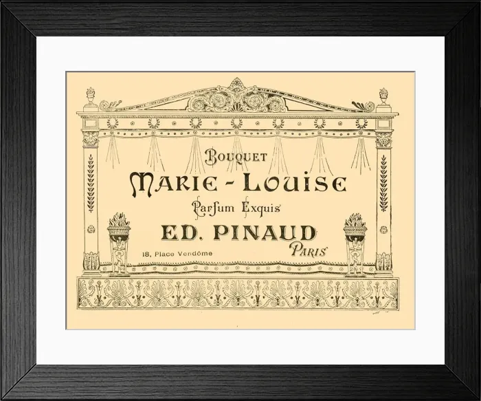 Framed Print : Advertisement for Marie-Louise perfume, 1903. Creator: Unknown Framed Print : Advertisement for Marie-Louise perfume, 1903. Creator: Unknown