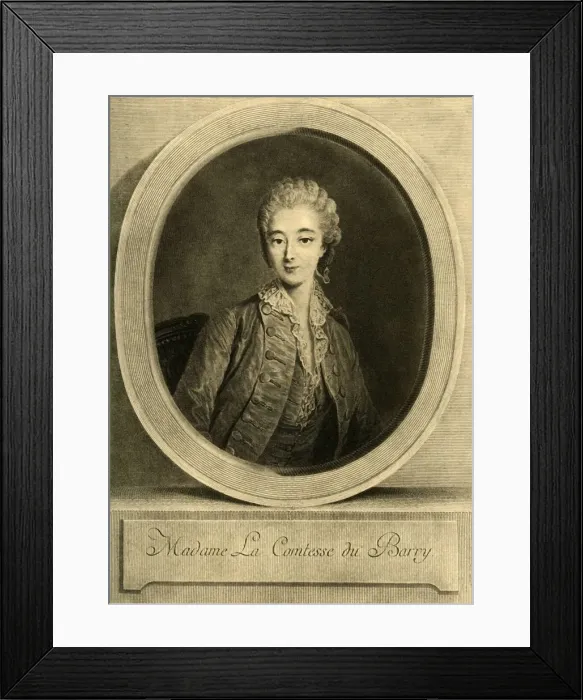 Framed Print : Madame La Comtesse du Barry, c1770s?, (1903). Creators: Unknown, Jacques Firmin Beauvarlet Framed Print : Madame La Comtesse du Barry, c1770s?, (1903). Creators: Unknown, Jacques Firmin Beauvarlet