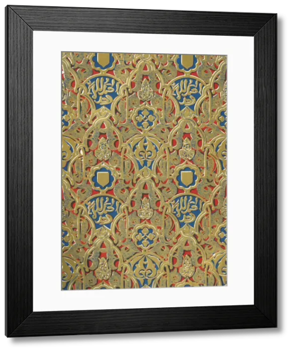 Framed Print : Ornament on the walls, Hall of the Abencerrages, 1907. Creator: Unknown Framed Print : Ornament on the walls, Hall of the Abencerrages, 1907. Creator: Unknown