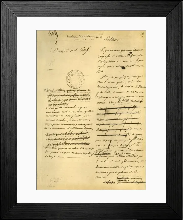 Framed Print : Proclamation to the army, 13 October 1805, (1921). Creator: Napoleon Bonaparte I Framed Print : Proclamation to the army, 13 October 1805, (1921). Creator: Napoleon Bonaparte I