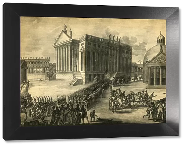 Triumphant entry of the French into the city of Berlin, 27 October 1806, (1921). Creator