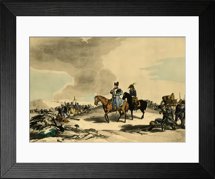Framed Print : A Bas Le Manteau, or The Murmer of the French Grand Army... 1812, (1921). Creator Framed Print : A Bas Le Manteau, or The Murmer of the French Grand Army... 1812, (1921). Creator