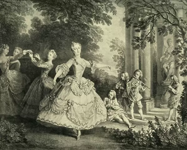 Marie Salle dancing, 1732, (1908). Creator: Unknown