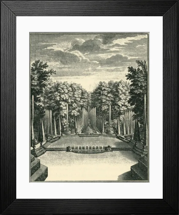 Framed Print : The Bosquet du Theatre d Eau in the gardens at Versailles, France, (1903) Framed Print : The Bosquet du Theatre d Eau in the gardens at Versailles, France, (1903)