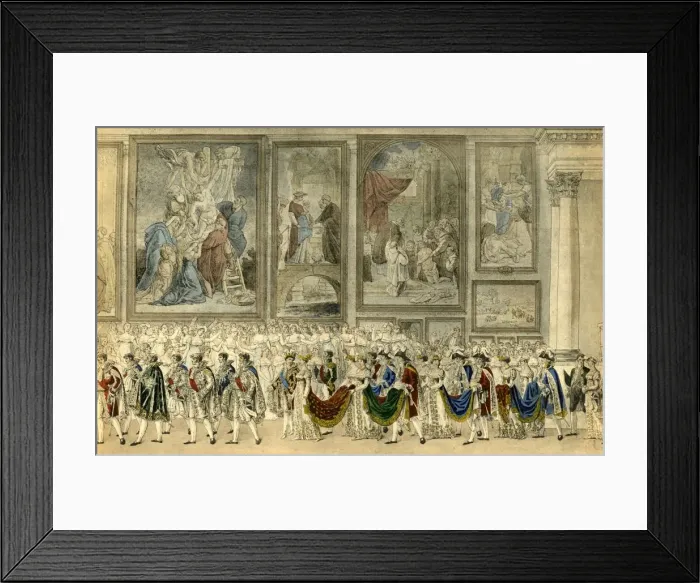 Framed Print : Cortege nuptial de Napoleon et de Marie Louise d Autriche, 1810, (1921) Framed Print : Cortege nuptial de Napoleon et de Marie Louise d Autriche, 1810, (1921)