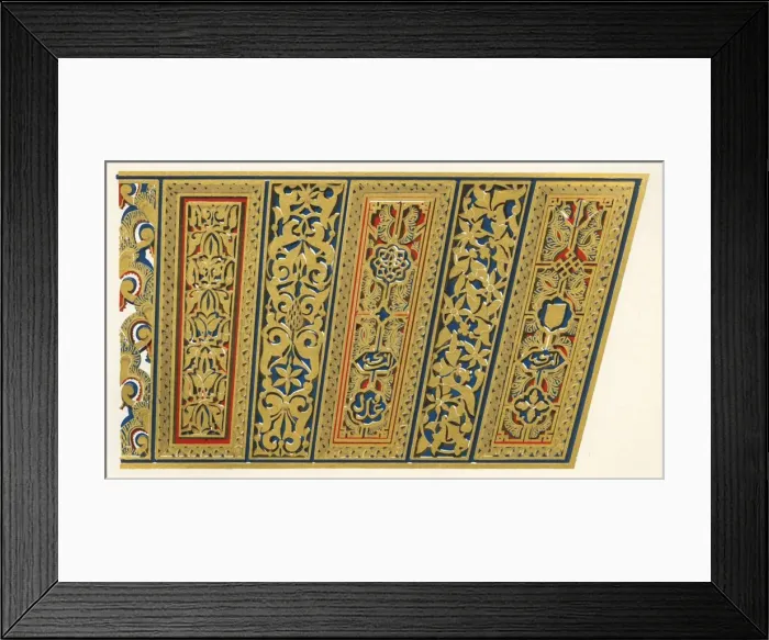 Framed Print : Lintel of a doorway, Court of the Mosque, 1907. Creator: Unknown Framed Print : Lintel of a doorway, Court of the Mosque, 1907. Creator: Unknown