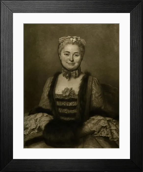 Framed Print : Madame Masse, c1750s, (1908). Creator: Unknown Framed Print : Madame Masse, c1750s, (1908). Creator: Unknown