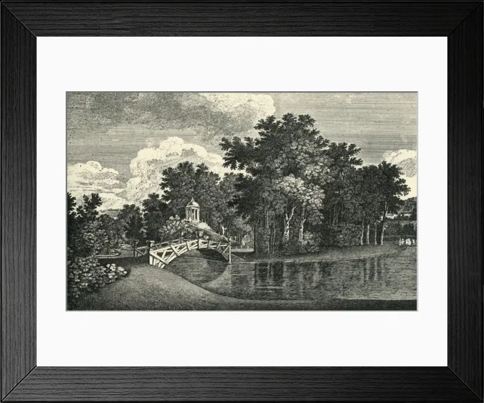 Framed Print : The... gardens of West Wycombe Park, Buckinghamshire, mid 18th century, (1903). Creator: Unknown Framed Print : The... gardens of West Wycombe Park, Buckinghamshire, mid 18th century, (1903). Creator: Unknown
