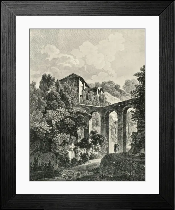 Framed Print : View of the Acqueduct, near the Alhambra, 19th century, (1907). Creator: Unknown Framed Print : View of the Acqueduct, near the Alhambra, 19th century, (1907). Creator: Unknown