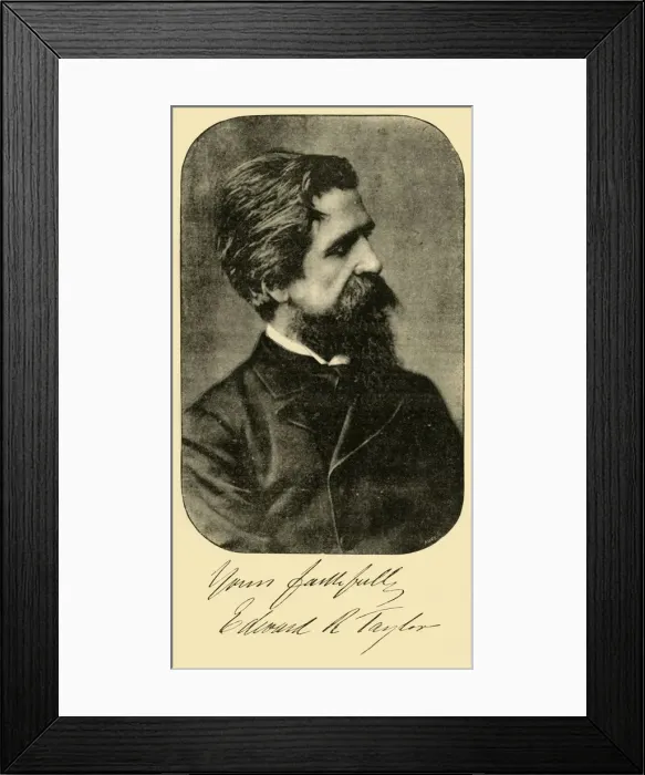 Framed Print : Edward R. Taylor, 1887. Creator: Unknown Framed Print : Edward R. Taylor, 1887. Creator: Unknown
