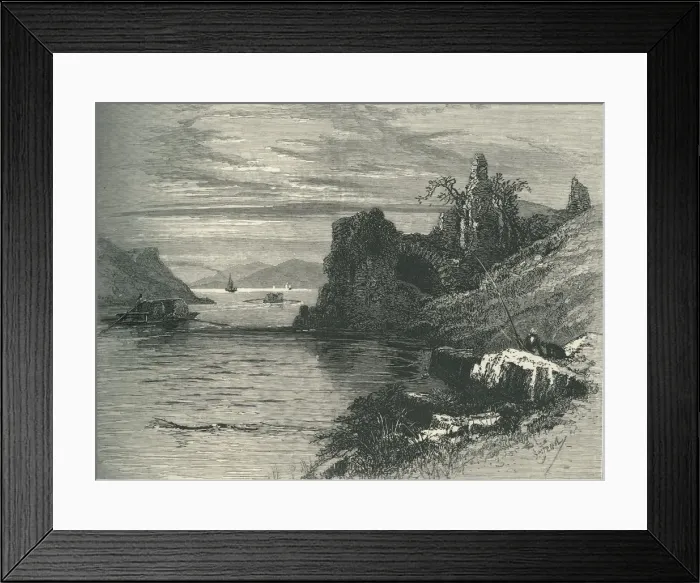 Framed Print : Strancally Castle, c1870 Framed Print : Strancally Castle, c1870