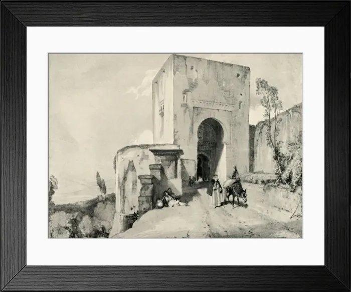 Framed Print : Gate of Justice, 19th century, (1907). Creator: Unknown Framed Print : Gate of Justice, 19th century, (1907). Creator: Unknown