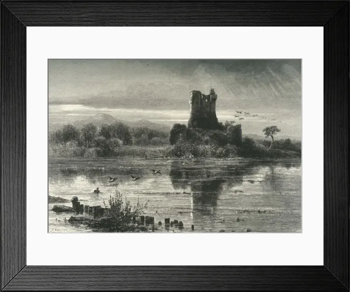 Framed Print : Ross Castle, Killarney, c1870 Framed Print : Ross Castle, Killarney, c1870