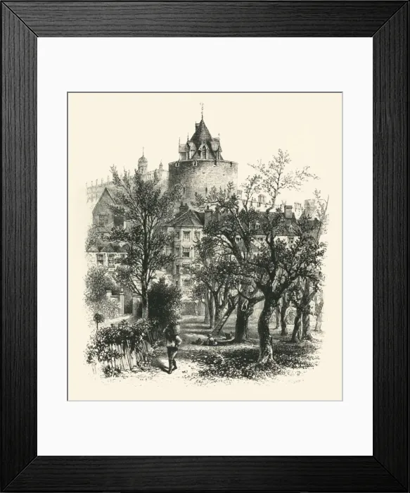 Framed Print : The Curfew Tower, c1870 Framed Print : The Curfew Tower, c1870