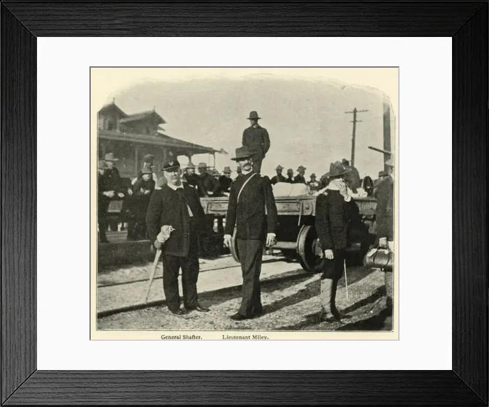 Framed Print : Arrival at Port Tampa, Spanish-American War, June 1898, (1899). Creator: Burr McIntosh Framed Print : Arrival at Port Tampa, Spanish-American War, June 1898, (1899). Creator: Burr McIntosh