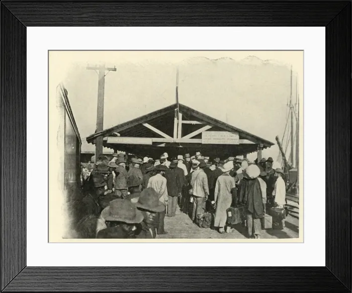 Framed Print : Our Foreign Guests, Spanish-American War, 8 June 1898, (1899). Creator: Burr McIntosh Framed Print : Our Foreign Guests, Spanish-American War, 8 June 1898, (1899). Creator: Burr McIntosh