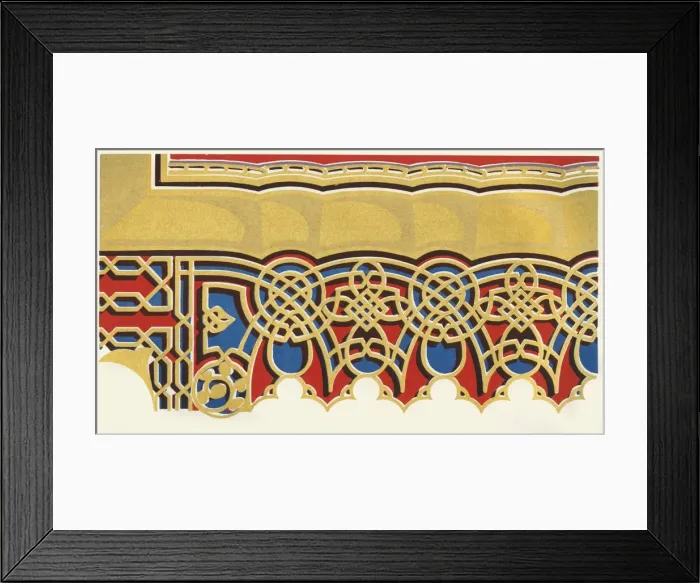 Framed Print : Border of Arches, 1907. Creator: Unknown Framed Print : Border of Arches, 1907. Creator: Unknown