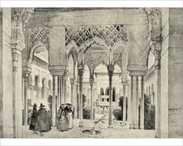 Entrance to the Court of the Lions, c1830, (1907). Creator: Unknown