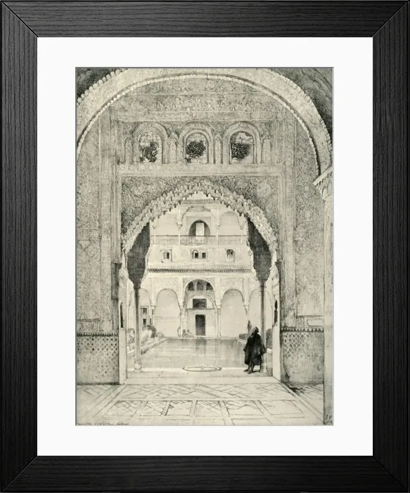 Framed Print : Entrance to the Hall of the Barque... 19th century, (1907). Creator: Unknown Framed Print : Entrance to the Hall of the Barque... 19th century, (1907). Creator: Unknown