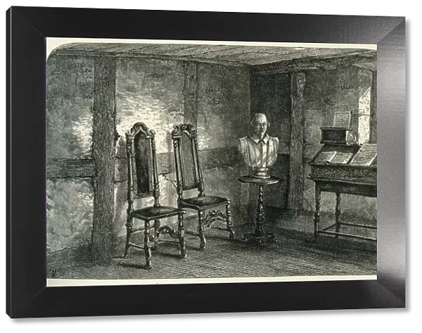 The Room where Shakespeare was born, c1870