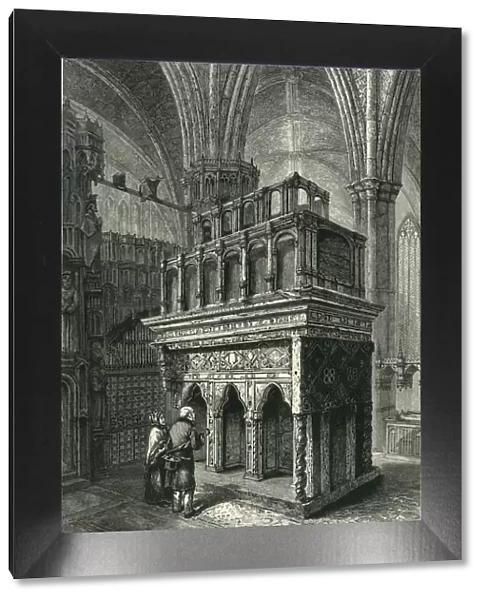 Edward the Confessors Shrine. Westminster Abbey, c1870