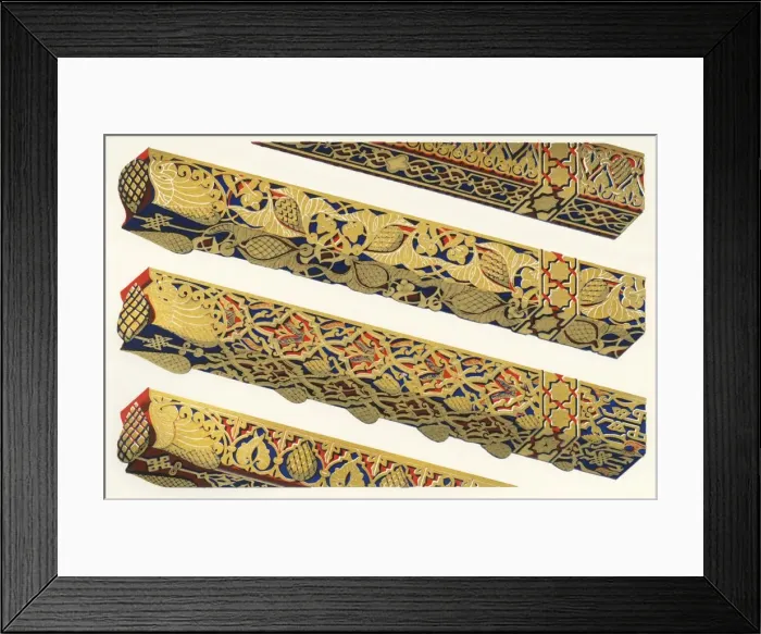 Framed Print : Rafters of a roof over a doorway now destroyed beneath the Tocador de la Reyna, 1907 Framed Print : Rafters of a roof over a doorway now destroyed beneath the Tocador de la Reyna, 1907