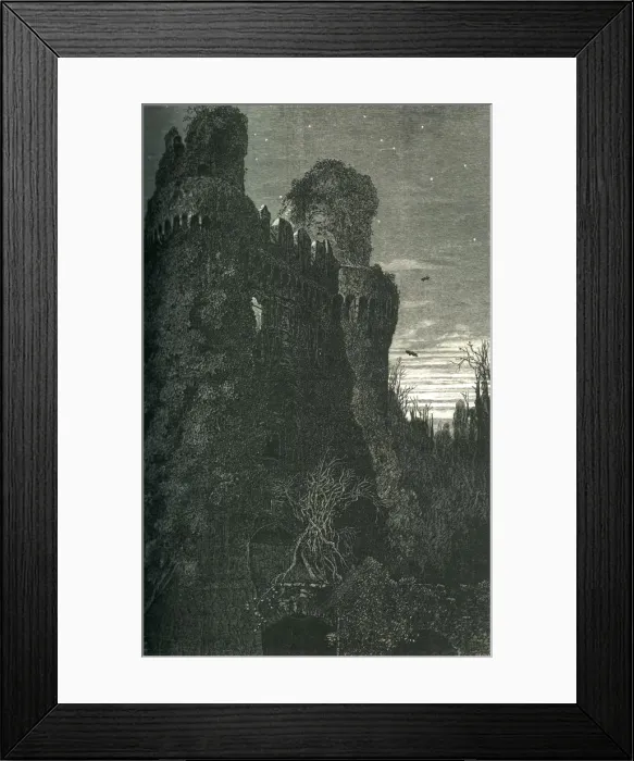 Framed Print : Hurstmonceaux Castle, c1870 Framed Print : Hurstmonceaux Castle, c1870