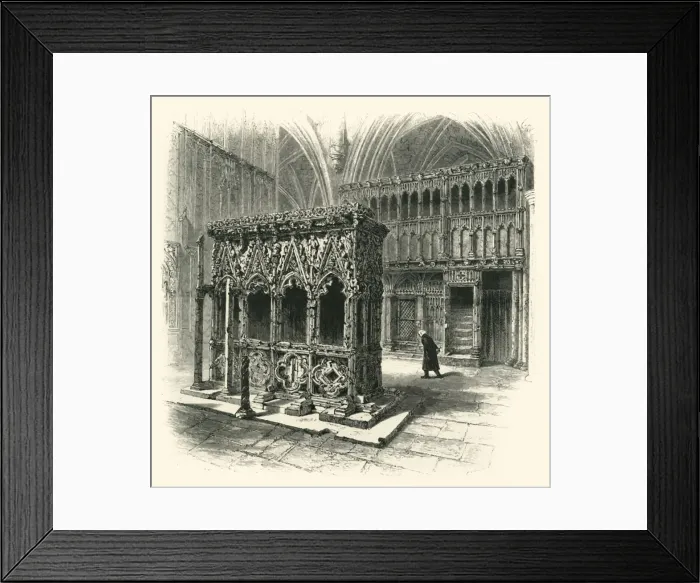 Framed Print : St. Albans Shrine, c1870 Framed Print : St. Albans Shrine, c1870