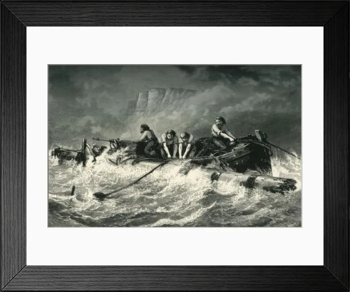 Framed Print : Off Beachy Head, c1870 Framed Print : Off Beachy Head, c1870