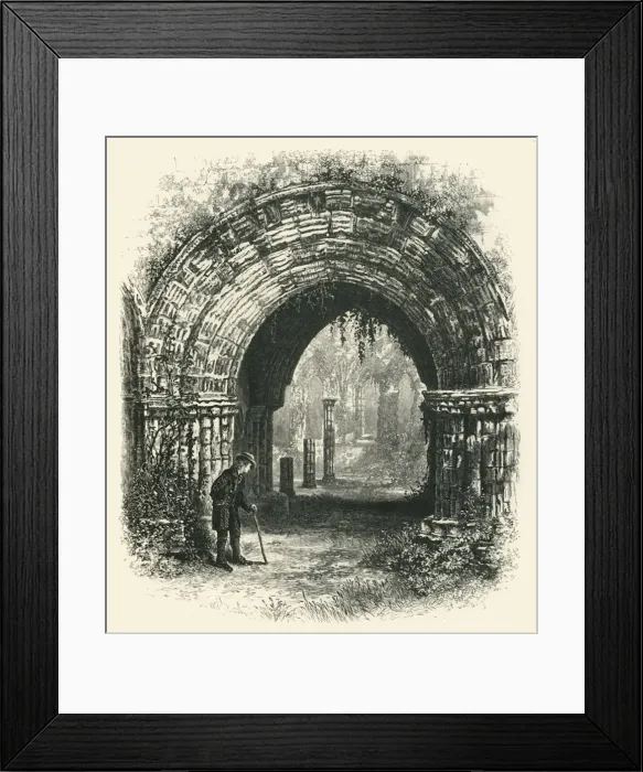 Framed Print : Furness Abbey, c1870 Framed Print : Furness Abbey, c1870